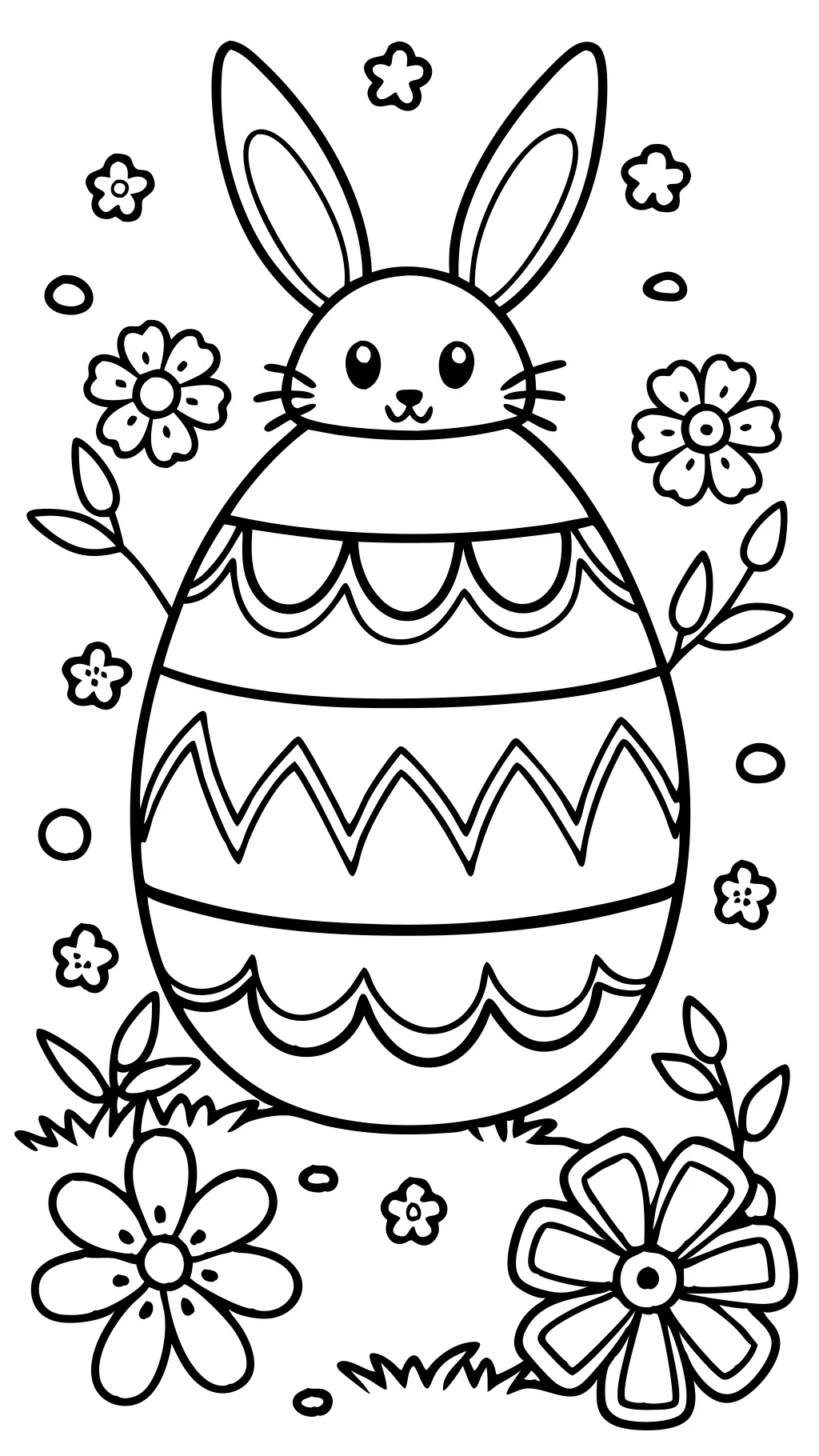 coloring page easter